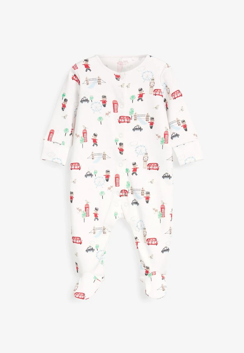 Next Kinder 3 PACK - Strampler - White 5 Next Kinder 3 PACK - Strampler - White – Bild 5