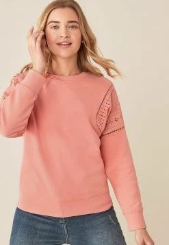 Next Damen Sweatshirt - Coral Pink