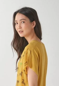 Next Damen T-Shirt Print - Ochre -Next Verkäufe 2022 66ff19c073084977bb2fd2888bb0b2f4