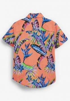 Next Kinder SHORT SLEEVE - Hemd - Peach Orange Hawaiian -Next Verkäufe 2022 671f620793824be5a3dc0c77891b0cf8