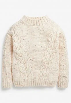 Next Kinder CABLE - Strickpullover - Off White