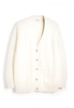 Next Damen CABLE BUTTON - Strickjacke - White -Next Verkäufe 2022 6788c81aff124af2a965ea22e812bc91