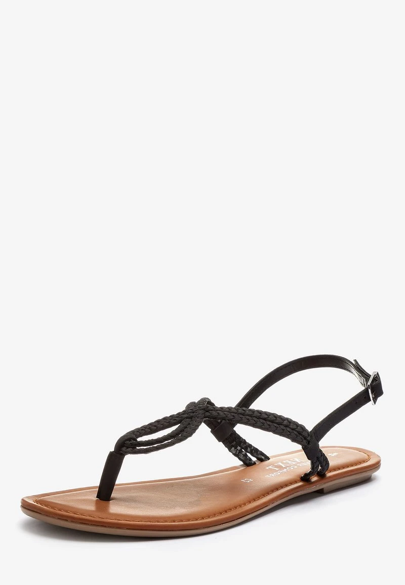 Next Damen ROSE GOLD REGULAR/WIDE FIT FOREVER COMFORT® DOUBLE PLAIT TOE TH - Zehentrenner - Black 4 Next Damen ROSE GOLD REGULAR/WIDE FIT FOREVER COMFORT® DOUBLE PLAIT TOE TH - Zehentrenner - Black – Bild 4