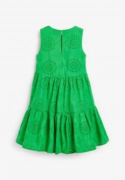 Next Kinder TIERED BRODERIE - Freizeitkleid - Green -Next Verkäufe 2022 679bdf83728247feb3c53713f68cf3b5