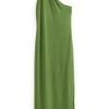 Next ROCHELLE ONE SHOULDER MIDI - Etuikleid - Olive Green | Damen