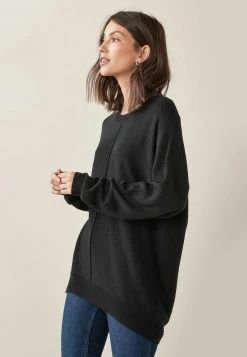 Next Damen COSY LONGLINE - Strickpullover - Black -Next Verkäufe 2022 689f3b26ab054d0d8d53012ab1aeac13