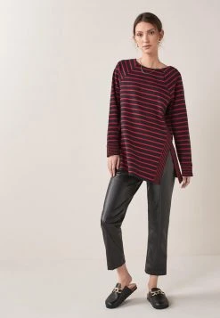 Next Damen SIDE SPLIT LONG SLEEVE - Langarmshirt - Blue -Next Verkäufe 2022 68ddce23a734489ba104274868c8a827