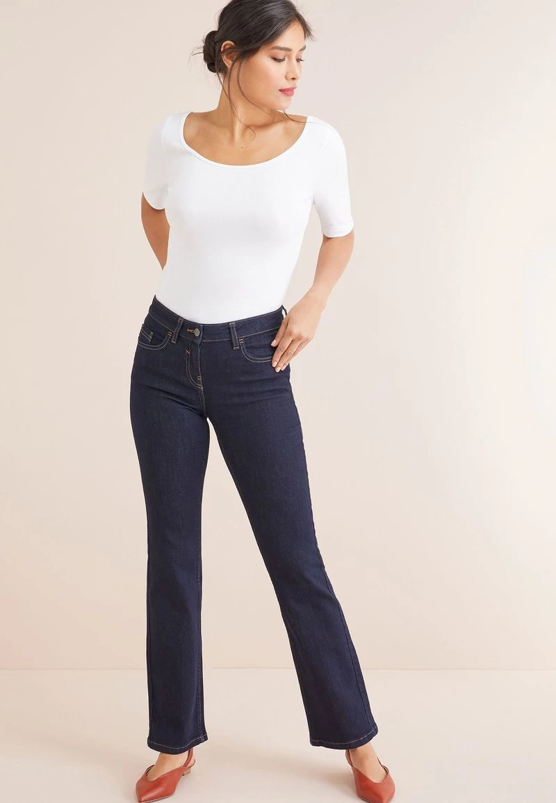 Next Damen Jeans Bootcut - Mottled Royal Blue 2 Next Damen Jeans Bootcut - Mottled Royal Blue – Bild 2