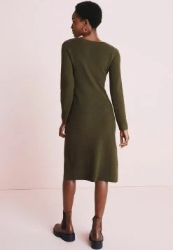 Next Strickkleid - Khaki | Damen -Next Verkäufe 2022 6943cd501fee43de8bb411274492b63f