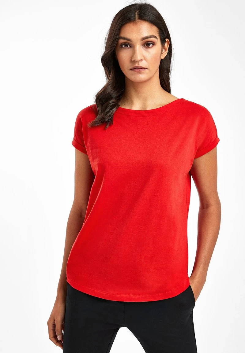 Next Damen T-Shirt Basic - Red 1 Next Damen T-Shirt Basic - Red