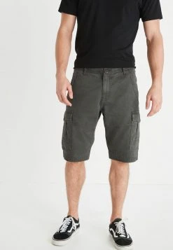 Herren NEXT PREMIUM LAUNDERED - Shorts - Charcoal Grey