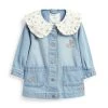 Next Kinder Jeansjacke - Mid Blue Denim