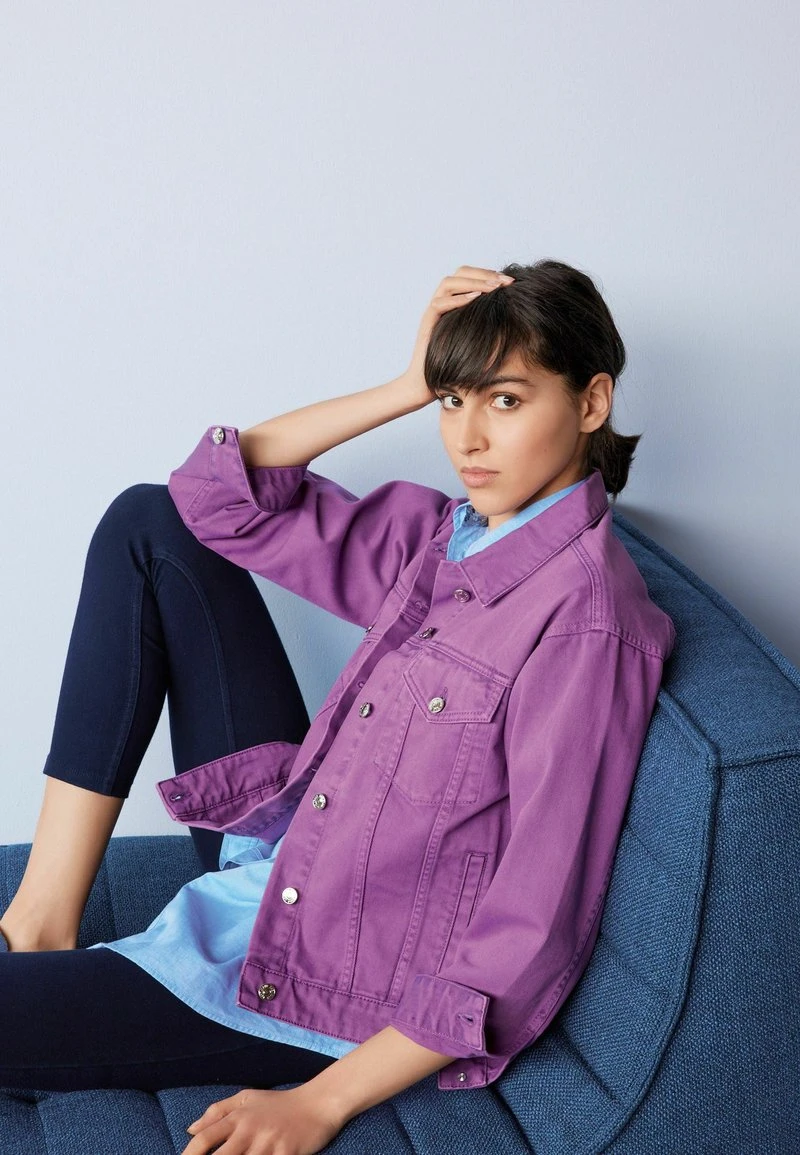 Next Damen OVERSIZED - Jeansjacke - Purple 5 Next Damen OVERSIZED - Jeansjacke - Purple – Bild 5