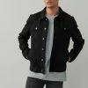 Next Herren WITH STRETCH - Jeansjacke - Black