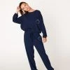 Next Damen BLEND WAFFLE - Nachtwäsche Set - Dark Blue