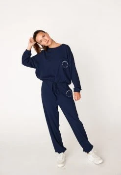 Next Damen BLEND WAFFLE - Nachtwäsche Set - Dark Blue