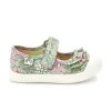 Next MARY JANE - Riemchenballerina - Green Floral Ruffle | Kinder