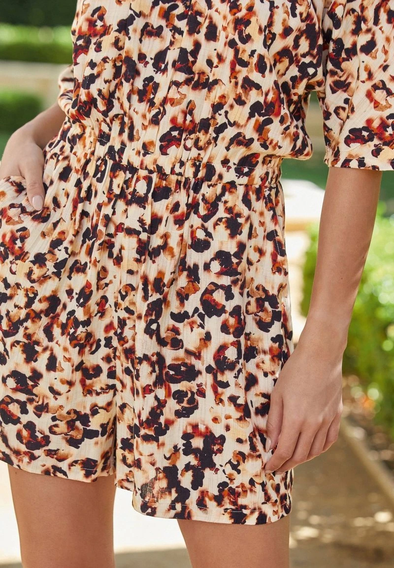 Next Damen Jumpsuit - Brown Animal 4 Next Damen Jumpsuit - Brown Animal – Bild 4