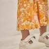 Next SET - Stoffhose - Ochre Retro Floral | Kinder