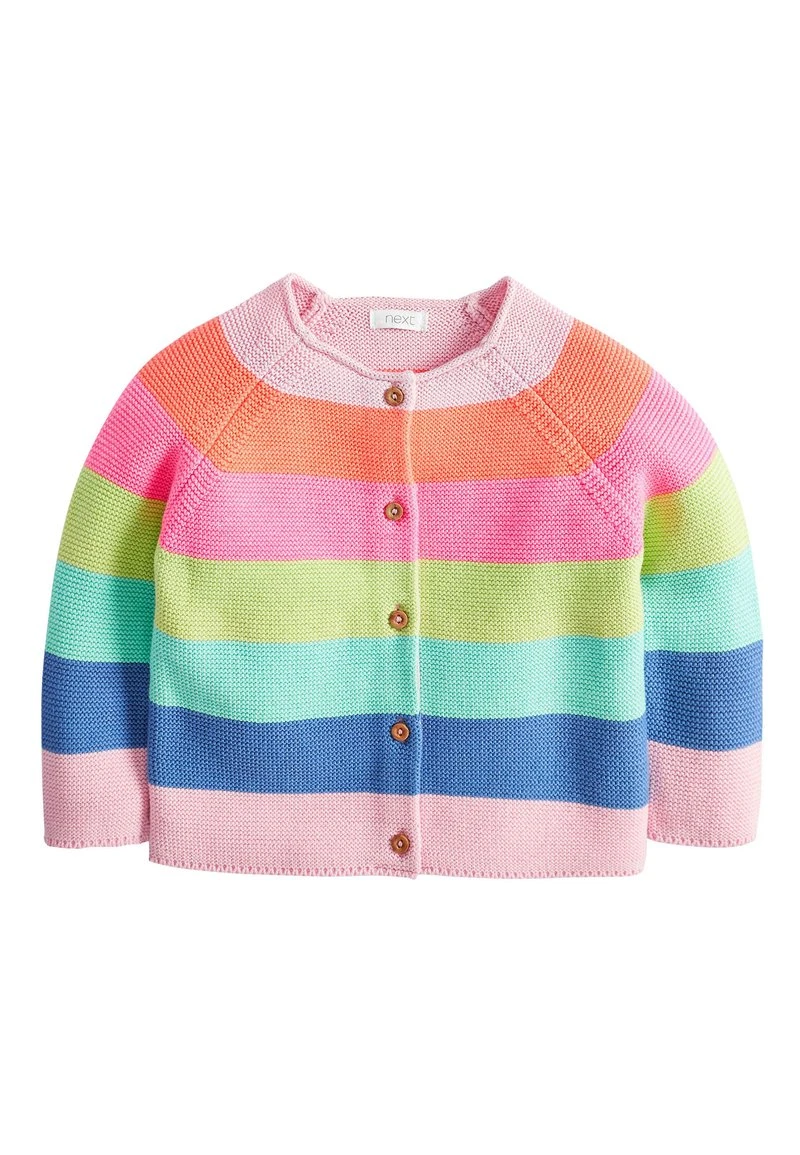 Next MULTI FLURO RAINBOW STRIPE CARDIGAN (3MTHS-7YRS) - Strickjacke - Pink | Kinder 1 Next MULTI FLURO RAINBOW STRIPE CARDIGAN (3MTHS-7YRS) - Strickjacke - Pink | Kinder