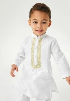 Next Kinder KURTA - Hemd - White Gold