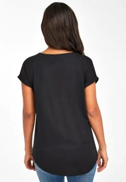Next Damen T-Shirt Basic - Black -Next Verkäufe 2022 6ca621f16689488baa9c58fd852e9e6d