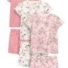 Next Kinder 3 PACK - Nachtwäsche Set - Pink Cream Floral