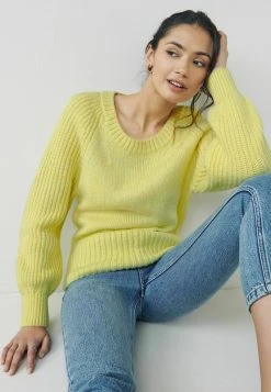 Next VOOP NECK - Strickpullover - Green | Damen -Next Verkäufe 2022 6d048bda966842fb9d48103cbec40709