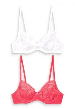 Next Damen NON PAD 2 PACK - Balconette BH - Pink White -Next Verkäufe 2022 6d1c2186ab1e4eb29aea4bd87dbef208