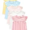 Next BABY 5 PACK - T-Shirt Basic - Pink | Kinder