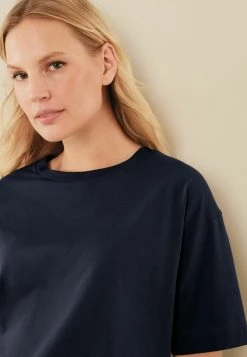 Next Damen BOXY RELAXED FIT - T-Shirt Basic - Dark Blue -Next Verkäufe 2022 6d6a3a64ea564fb8b6801a2610604477