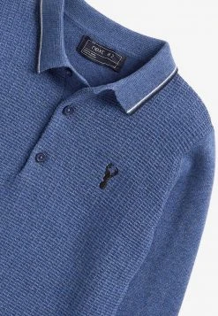 Next TEXTURED - Poloshirt - Mottled Blue | Kinder -Next Verkäufe 2022 6e2b9f5b017542be8b058945379524be