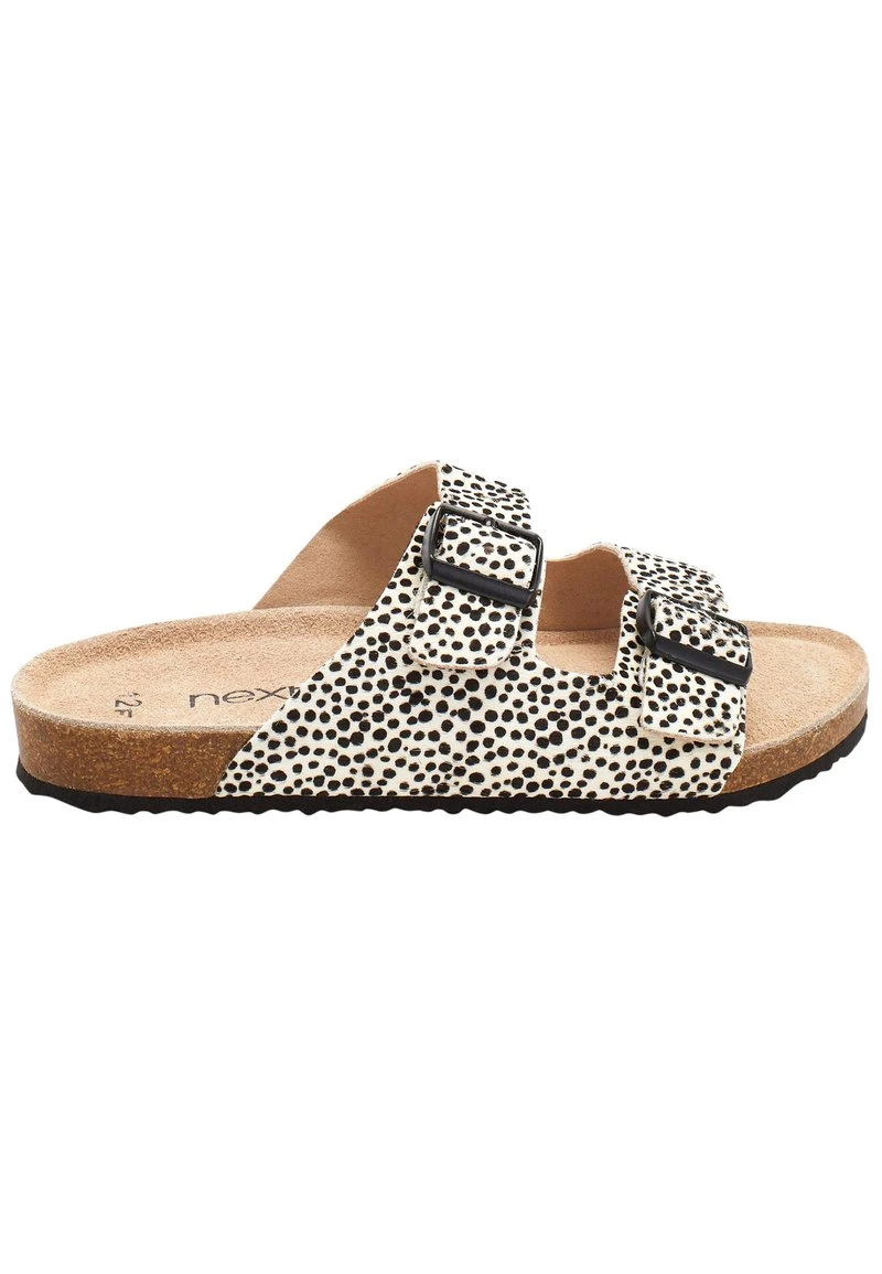 Next Kinder Pantolette Flach - Animal Print Leather 1 Next Kinder Pantolette Flach - Animal Print Leather