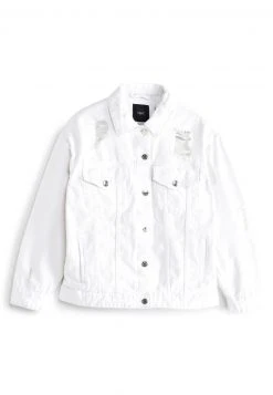 Next Damen OVERSIZED - Jeansjacke - White -Next Verkäufe 2022 6ecc13921404414aa96b4e5e62acff5e