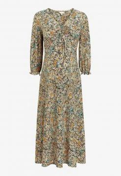 Next Damen MATERNITY LONG SLEEVE RUCHED FRONT - Freizeitkleid - Floral Print -Next Verkäufe 2022 6ed5b1a726f346fabd0bd02fb85d9032