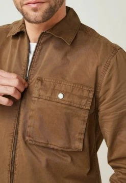 Next Herren LIGHTWEIGHT - Leichte Jacke - Toffee Brown Zip Through -Next Verkäufe 2022 6ed6f42ba68b43f0be35d8e23cdca443