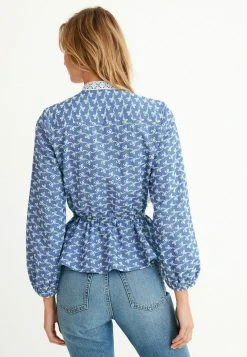 Next BRODERIE LONG SLEEVE - Tunika - Blue | Damen -Next Verkäufe 2022 6ef141d93d7a4ab1b7c333f9cd028275