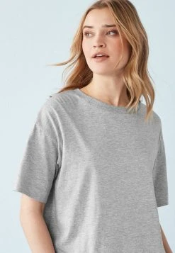 Next BOXY RELAXED FIT - T-Shirt Basic - Grey | Damen -Next Verkäufe 2022 6f170b968a3b418aa1afe188280d3829
