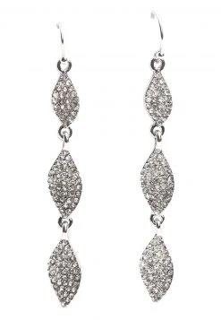 Next PAVE DROPLET - Ohrringe - Silver Coloured | Damen