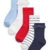 Next Kinder 5 PACK - Socken - White / Blue / Red