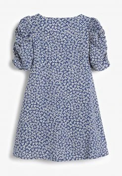 Next SHIRRED - Freizeitkleid - Blue | Kinder -Next Verkäufe 2022 709ceb74aa67402e93beb3035a31aa9a
