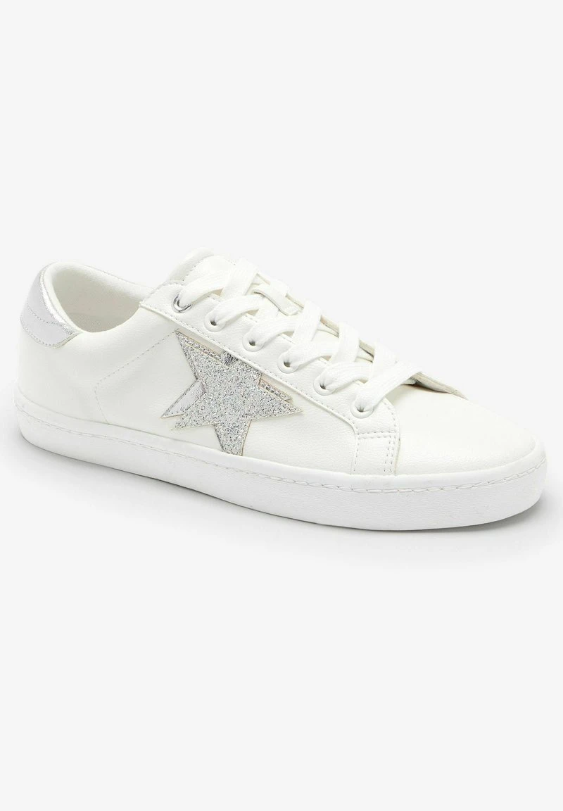 Next FOREVER COMFORT STAR - Sneaker Low - White And Silver | Damen 2 Next FOREVER COMFORT STAR - Sneaker Low - White And Silver | Damen – Bild 2