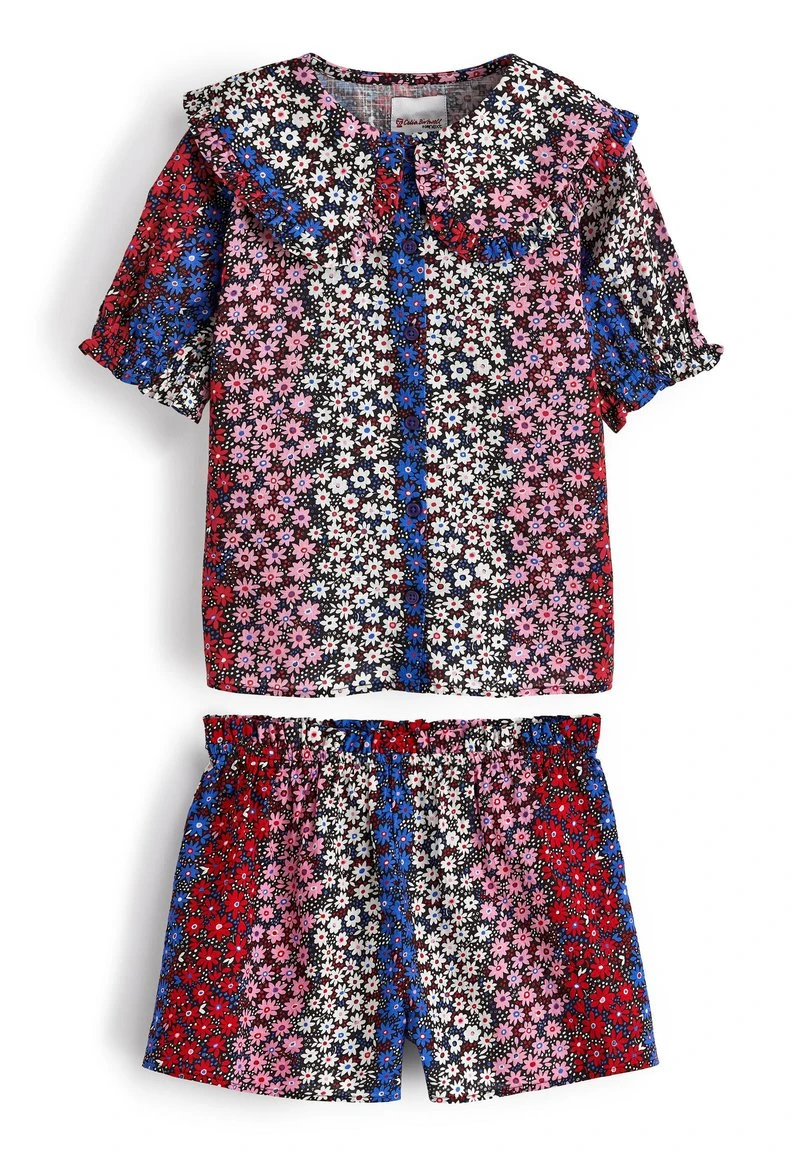 Next Kinder THROUGH WITH OVERSIZED COLLAR SET - Nachtwäsche Set - Red Blue White 1 Next Kinder THROUGH WITH OVERSIZED COLLAR SET - Nachtwäsche Set - Red Blue White