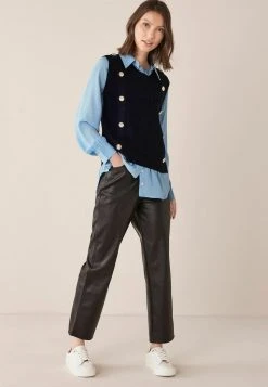 Next Damen Top - Navy Blue