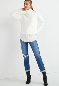 Next Damen Strickpullover - Cream