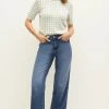 Next Damen Jeans Straight Leg - Dark Blue