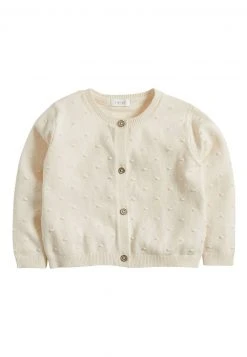 Next Kinder ECRU BOBBLE CARDIGAN (3MTHS-7YRS) - Strickjacke - White