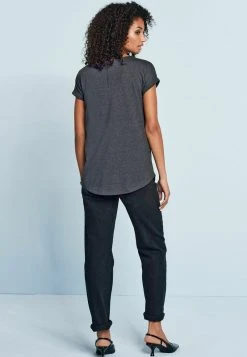 Next Damen T-Shirt Print - Charcoal Grey Studded Star -Next Verkäufe 2022 71e28010672d4753a3cf9947e16d30cb