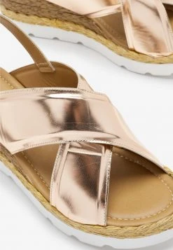 Next Damen FOREVER COMFORT CROSS OVER - Espadrille - Rose Gold -Next Verkäufe 2022 725652bdf12545cdb4060229af78a3b3