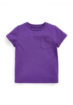 Next Kinder SHORT SLEEVE PLAIN - T-Shirt Basic - Purple